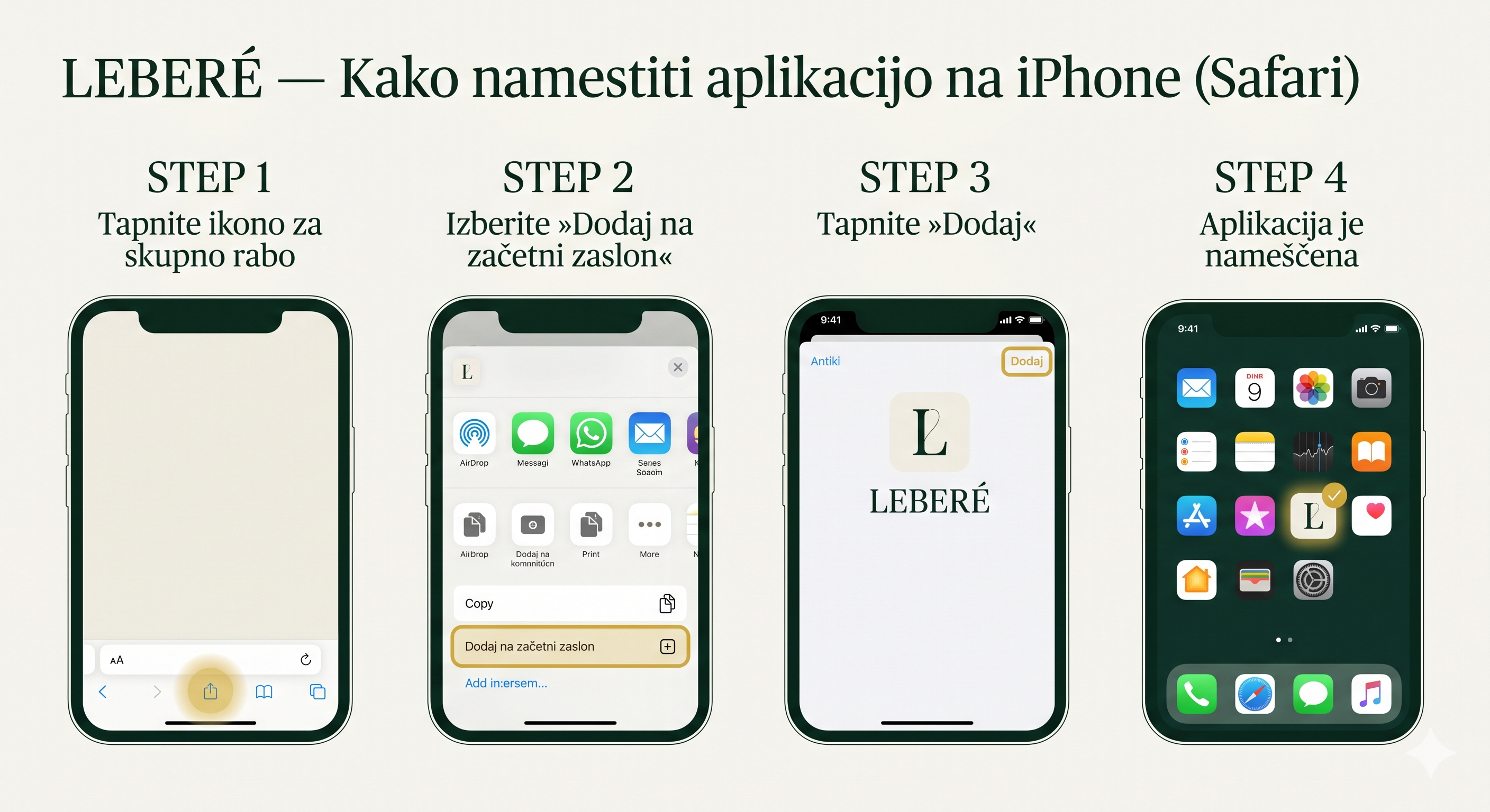 Navodila za namestitev